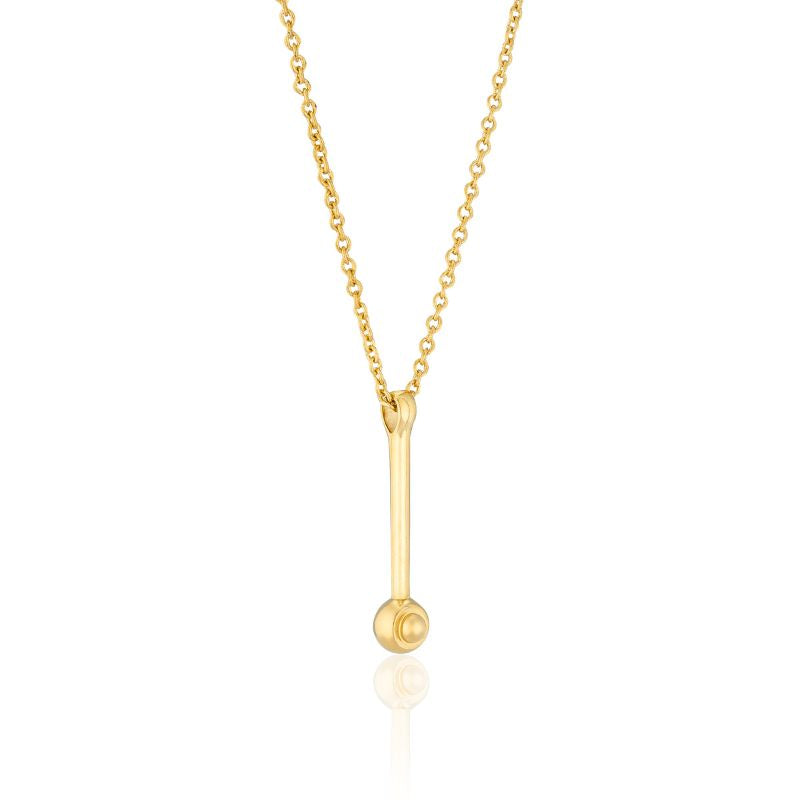 EMF necklace 18k gold plated