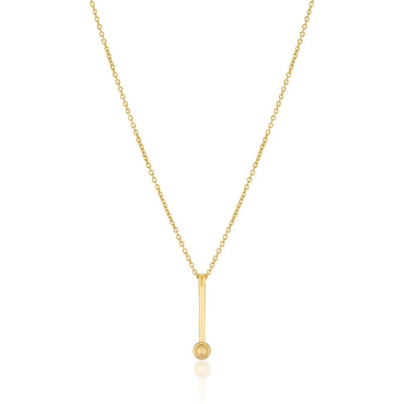 18k gold plated EMF necklace