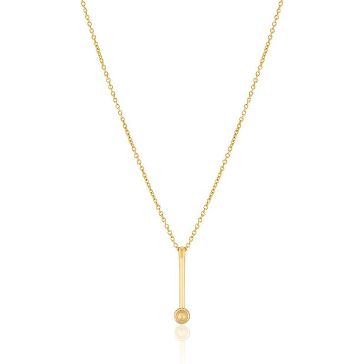 18k gold plated EMF necklace