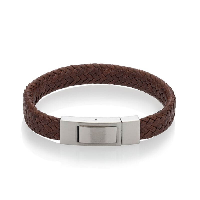 men's EMF bracelet leather
