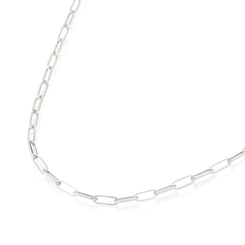 Paperclip necklace silver EMF jewelry