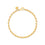 14k gold rolo chain EMF bracelet