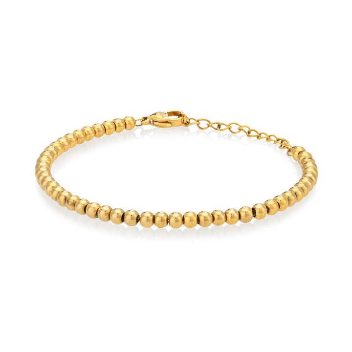 18k gold beads EMF bracelet