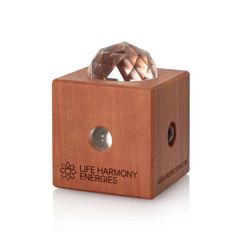 Decorative cube for desk that protects your aura energy