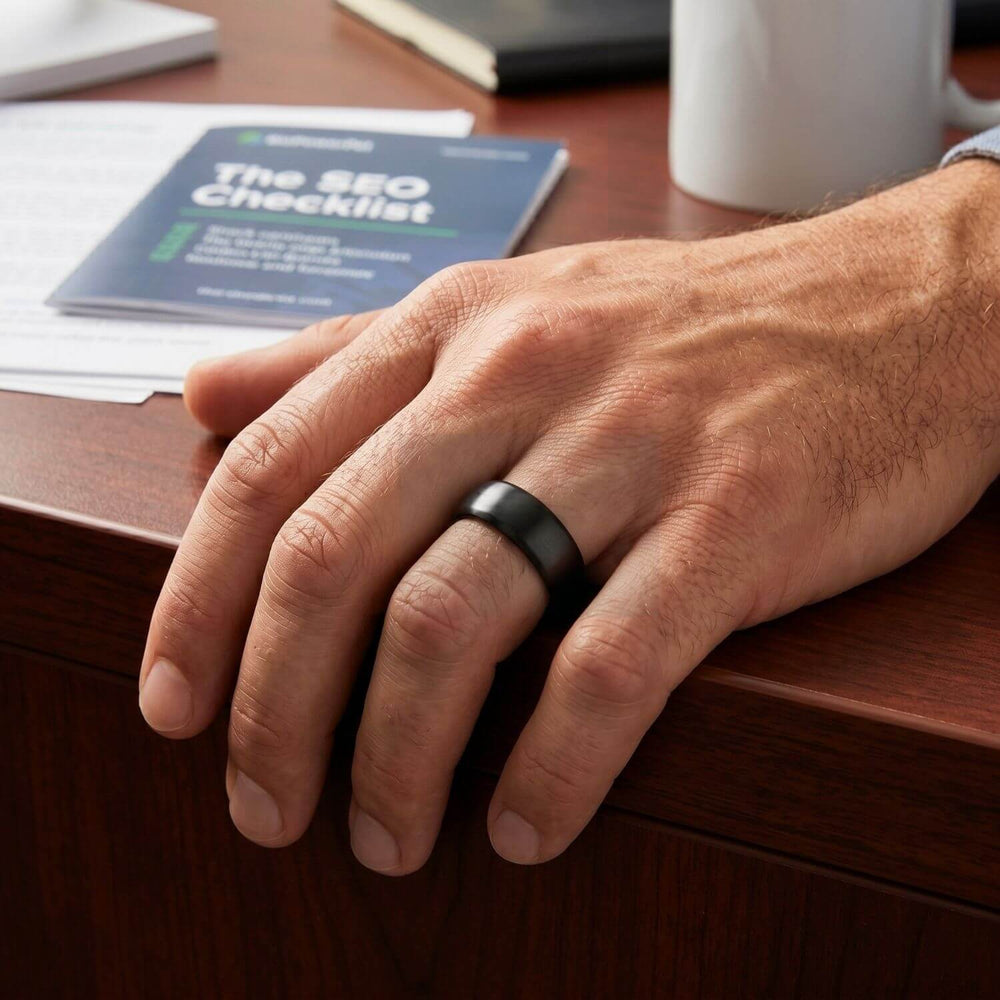 EMF protection anti-radiation ring for men