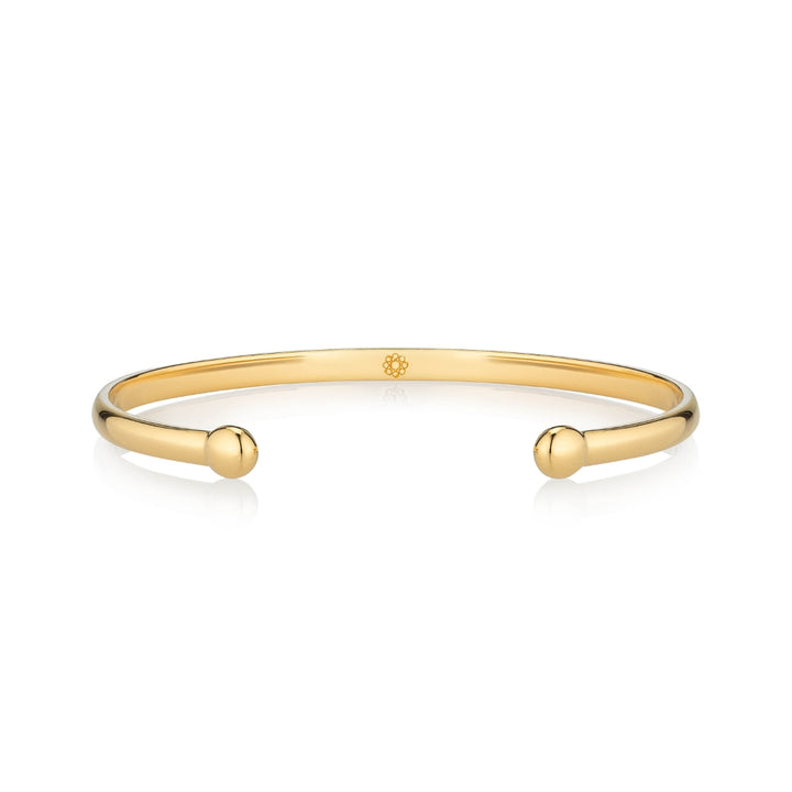 18k gold plated EMF bracelet cuff