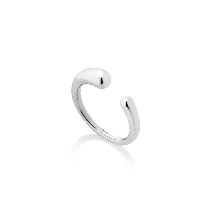 Silver EMF protection ring for women