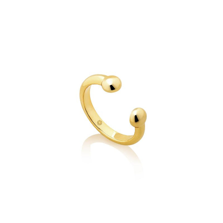 EMF blocker ring in 18k gold plated