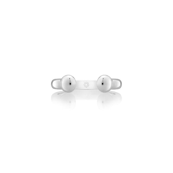 radiation block ring sterling silver