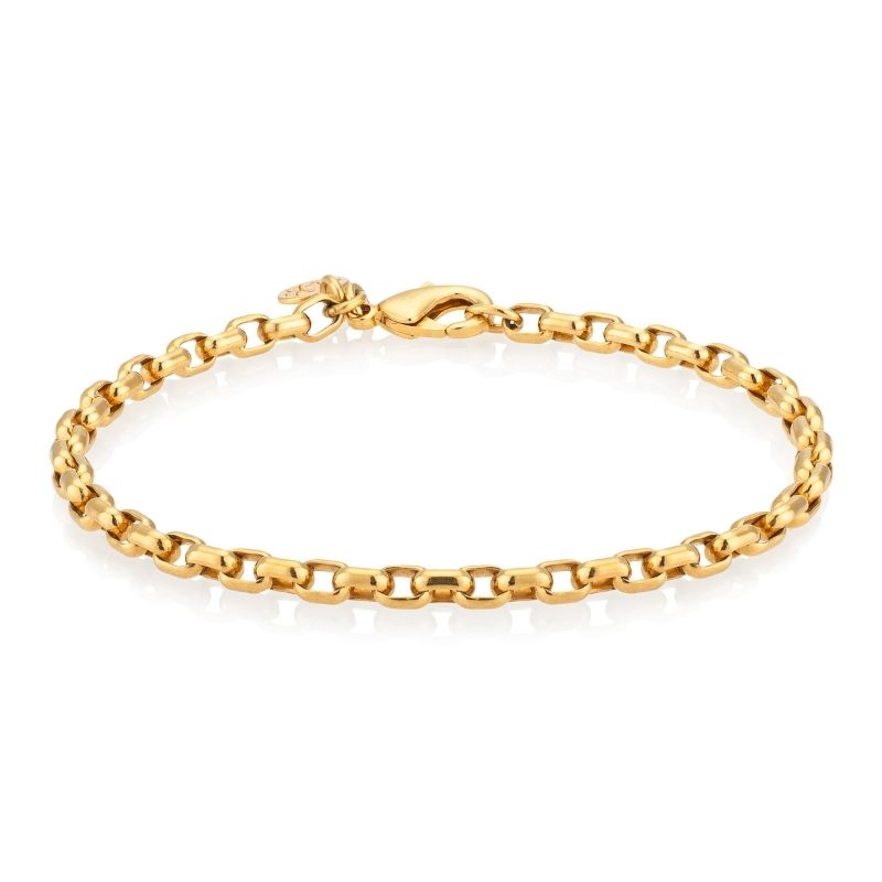 EMF protection bracelet 14k gold chain