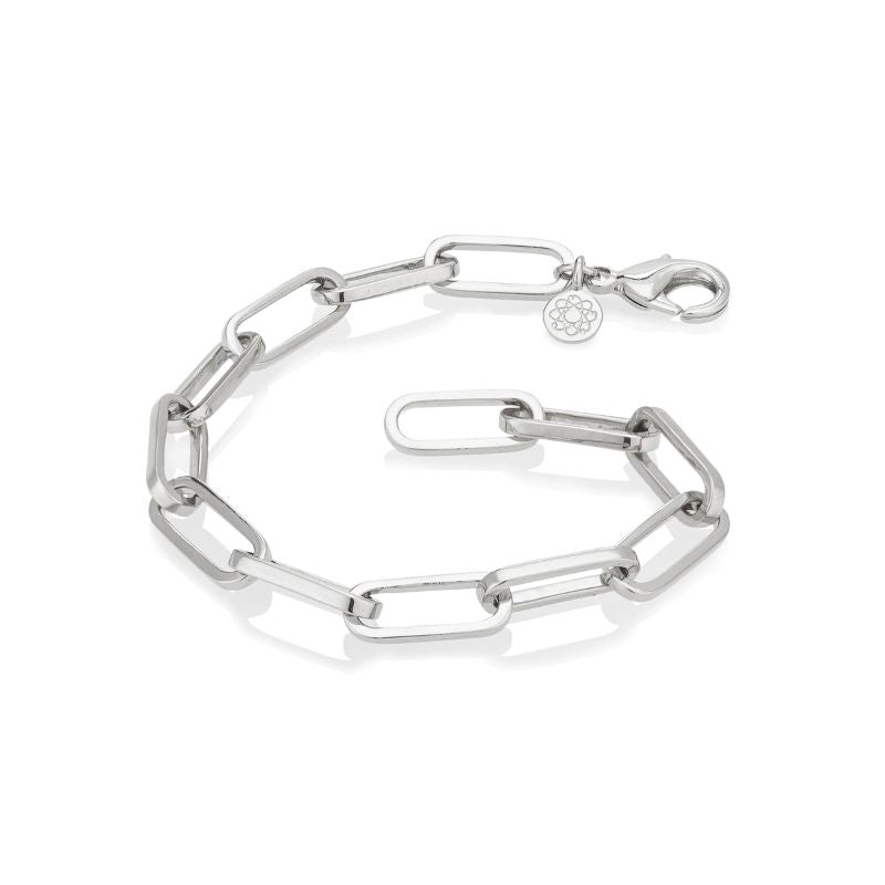 Paperclip EMF bracelet silver