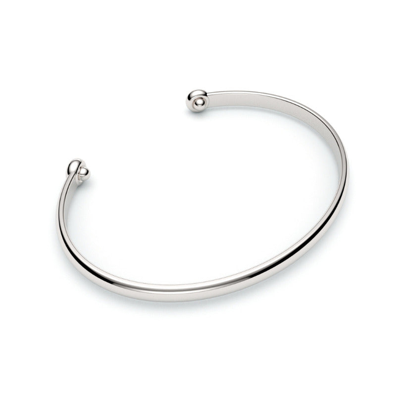 Silver EMF Protection Bracelet Pure Light Cuff